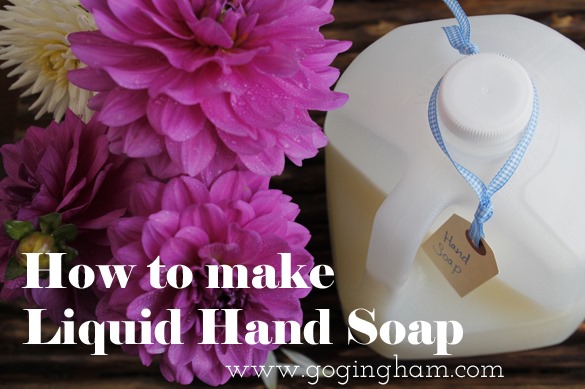 How to make liquid hand soap tutorial