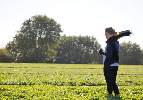 Amie Valpone at Farm