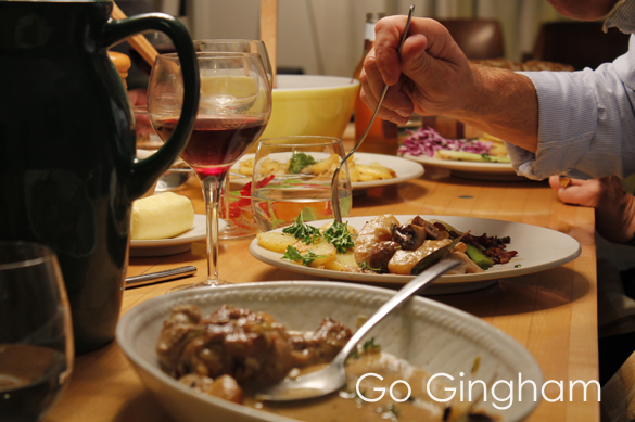 Dinner Group with Go Gingham