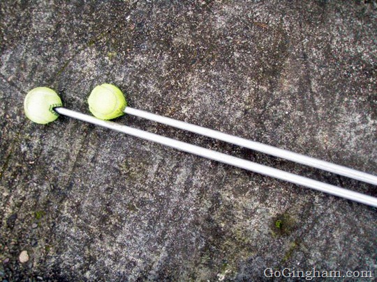 Go Gingham: Walking sticks