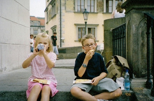 Eating while on vacation