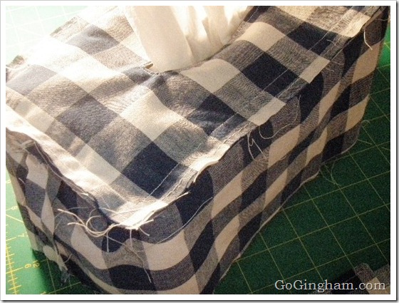 Sewing Project:  Tissue Box Slip-Cover