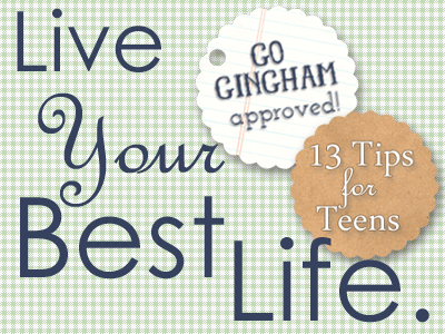 Go Gingham: Live Your Best Life