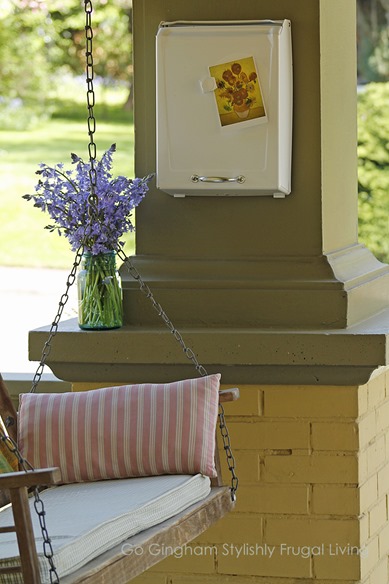 Go Gingham Upcycled Mailbox