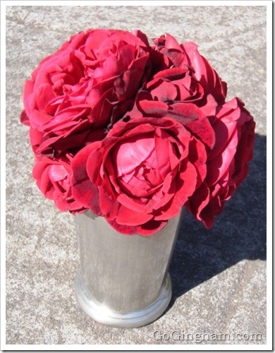 Frugal and Easy Gifts - Roses in Cup