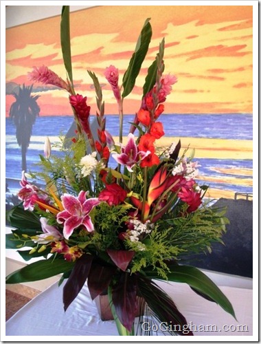 DIY Flower Arranging - Go Gingham Style