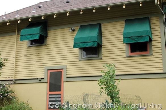 Green Living tip: add awnings from Go Gingham