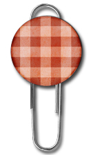 Go Gingham Paper Clip - Take Note