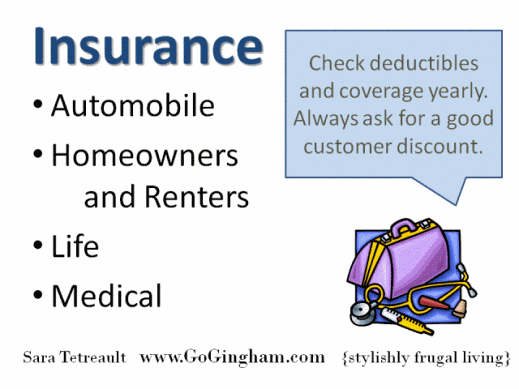 Reducing Insurance Costs