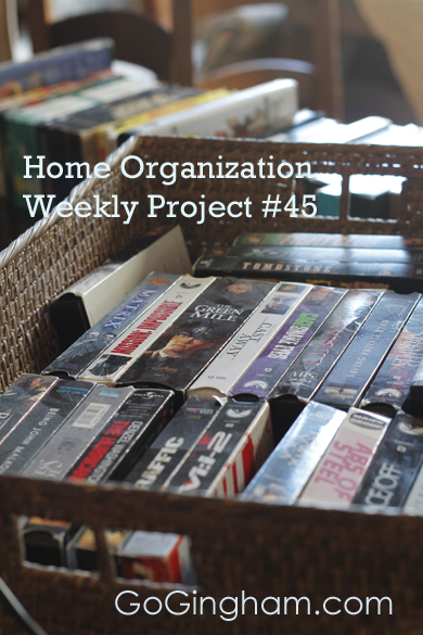 DVD clean out Go Gingham