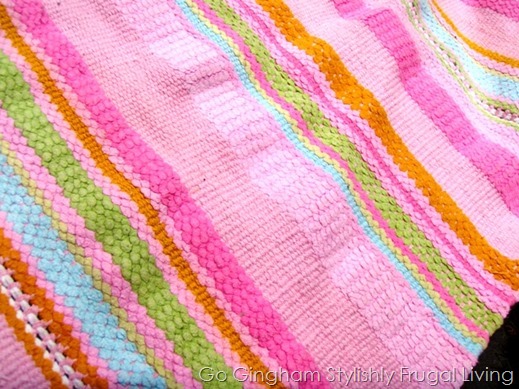 Second hand rug from Goodwill